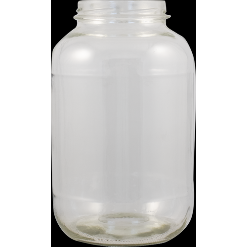 Glass Jar Fermenter Kit | 1 Gallon | Lug Finish Metal Lid | Airlock
