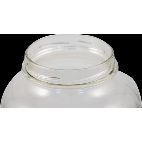 Glass Jar Fermenter Kit | 1 Gallon | Lug Finish Metal Lid | Airlock