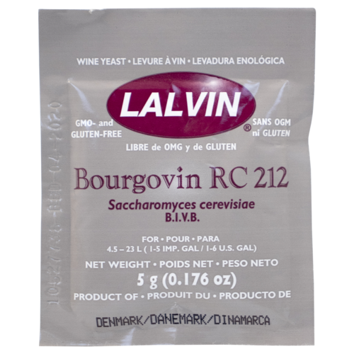 Lalvin RC 212 | Dry Wine Yeast